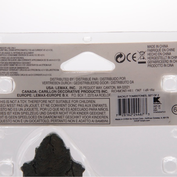 Lemax Spooky Town Halloween Backlit Tombstones Accessories Tested Works Retired - Picture 4 of 15